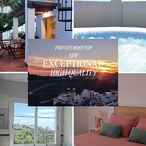 Penthouse With Hot Tub And Air Conditioning Offering Breathtaking Panoramic Mountain And Sea Views Appartement